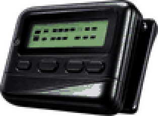 Black pager, deluxe model