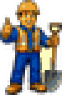 Construction worker giving a thumbs-up